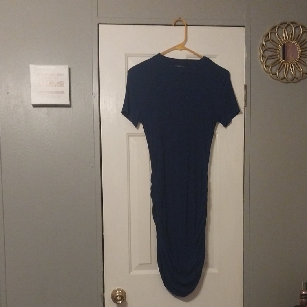 Elegant Blue Women's Dress